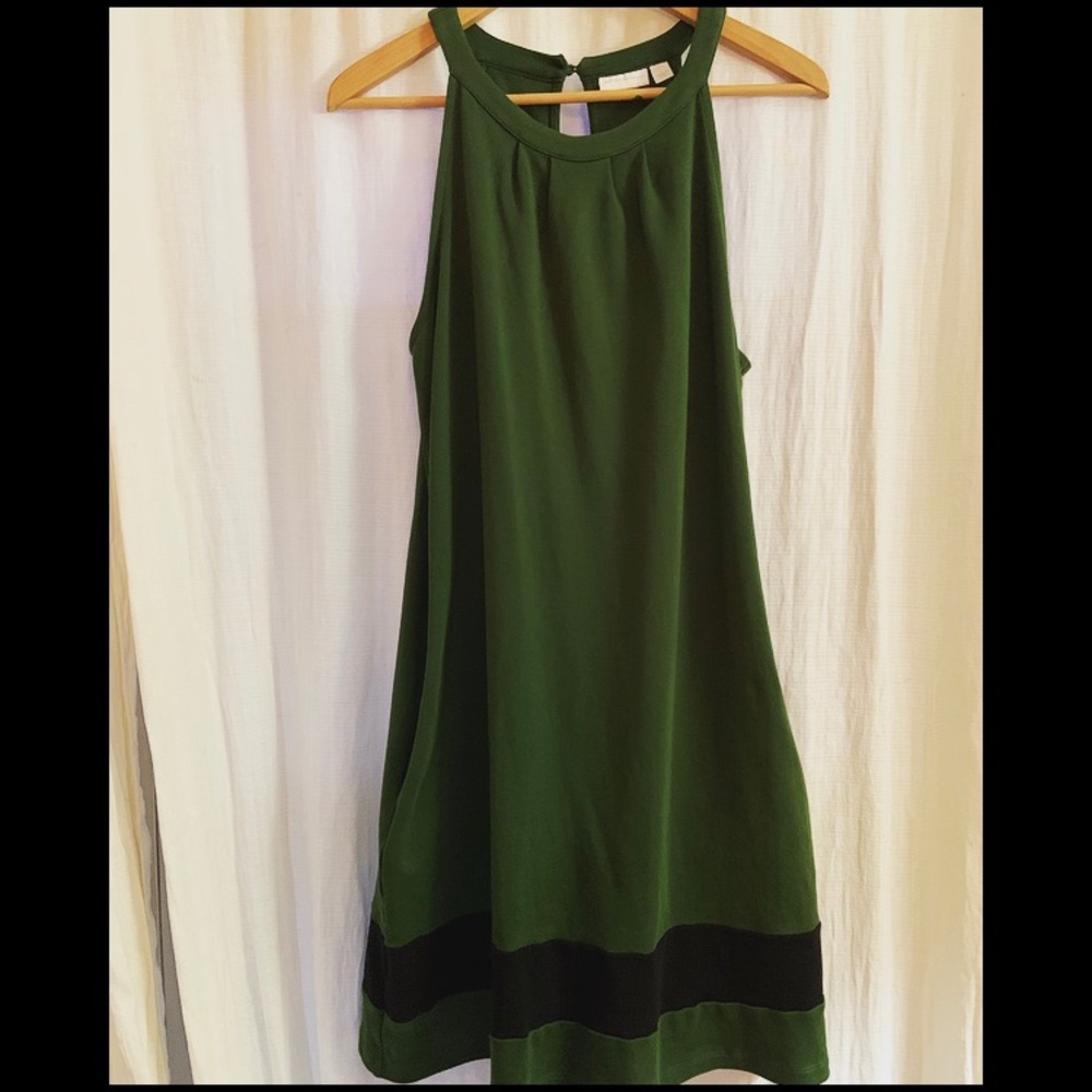 New York and Company Pocket Halter Dress